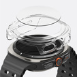 Etui Ringke do Samsung Galaxy Watch Ultra 47mm (2025 / 2024), Slim, przezroczyste + Szkło Hartowane