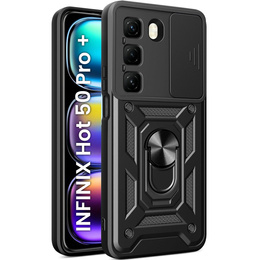 Etui pancerne do Infinix Hot 50 Pro+ 4G, CamShield Slide, czarne