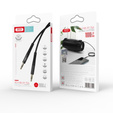 XO kabel audio NB-R175A jack 3,5 mm – jack 3,5 mm 1,0 m, czarny