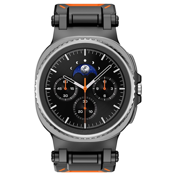Pasek Silikonowy do Samsung Galaxy Watch 8 / 8 Classic, Pomarańczowy