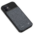 Etui z Baterią 6800mAh do iPhone 12, Oxford Cloth, Czarne
