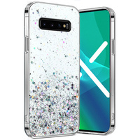 Etui do Samsung Galaxy S10 Plus, Glittery, przezroczyste