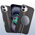 Etui do iPhone 16 Plus, Carbon Fiber MagSafe, czarne