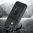 Etui pancerne do Oppo A6 Pro 5G, CamShield Slide, czarne