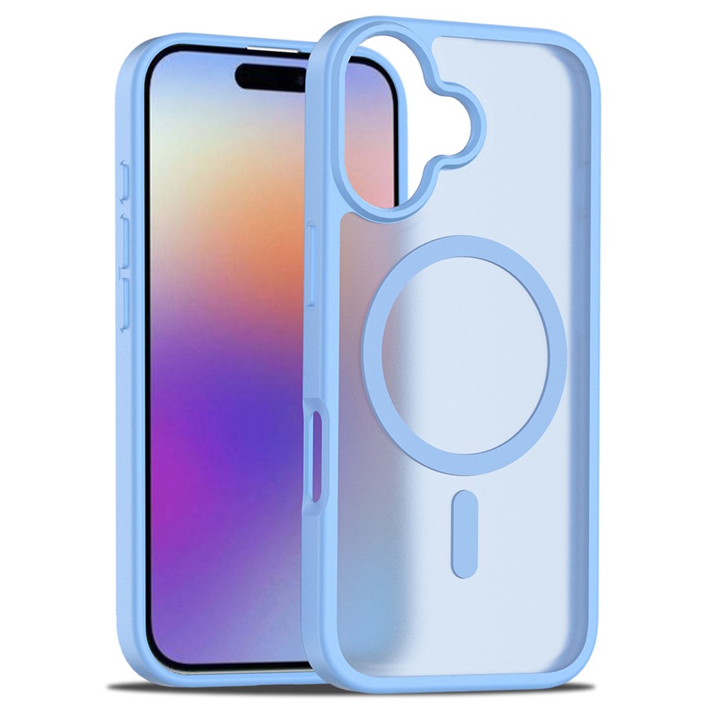 Etui do iPhone 17, Matt Case, do MagSafe, matowe niebieskie