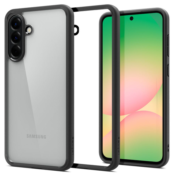 Etui Spigen do Samsung Galaxy A56 5G, Ultra Hybrid, czarne / matowe + Szkło Hartowane 9H