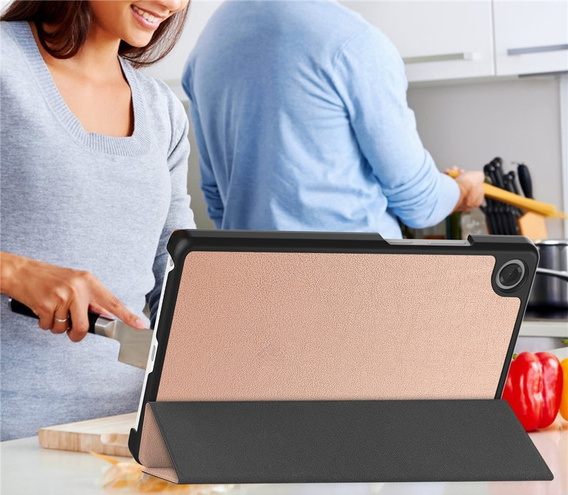 Etui do Lenovo Tab One 8,7'', Smartcase, różowe rose gold