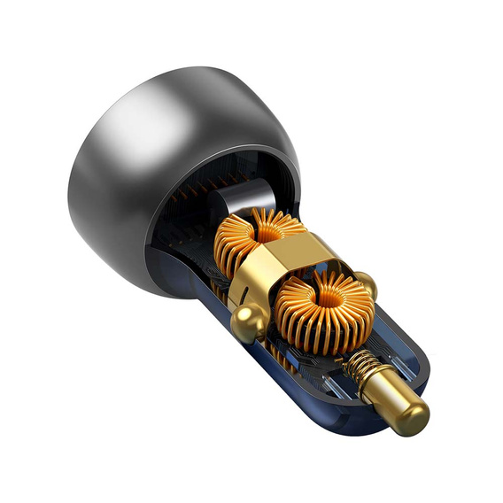 Baseus ładowarka samochodowa Particular 65 W USB‑C + USB‑A - Szara