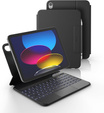 Etui z klawiaturą do iPad 11" 2025 A16 (11 gen.) / iPad 10.9" 2022 (10 gen.), Dexnor Magnetic Keyboard Touchpad, czarne