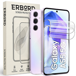 2x Folia Hydrożelowa do Samsung Galaxy A55 5G, ERBORD Hydrogel Foil