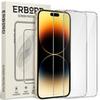 2x Szkło Hartowane do iPhone 14 Pro Max, ERBORD 9H Hard Glass, szybka