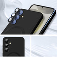 Etui do Samsung Galaxy S25+ Plus, ColorMag, do MagSafe, czarne + Szkło hartowane 9H