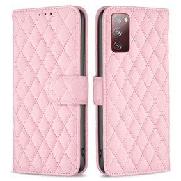 Etui z klapką do Samsung Galaxy S20 FE, Wallet, BINFEN COLOR, różowe