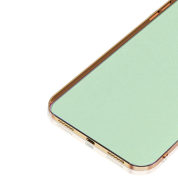 Etui do Oppo Reno7 Lite, Electro Ring, miętowe