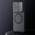 Etui Nillkin dla Samsung Galaxy A57 5G, CamShield Pro Magnetic, do MagSafe, przezroczyste / czarne