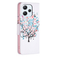 Etui z klapką do Xiaomi Redmi 12 4G, Wallet, Colorful Tree białe