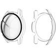 2w1 Etui + Szkło Hartowane do Huawei Watch GT 2 46mm, Przezroczyste