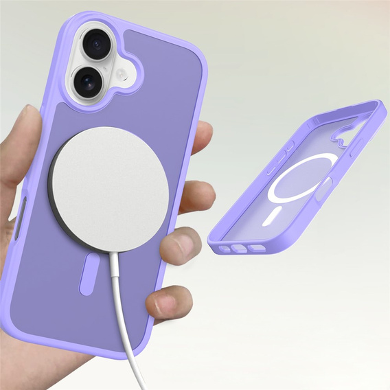 Etui do iPhone 17, Matt Case, do MagSafe, matowe fioletowe