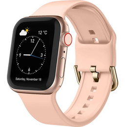 Pasek Silikonowy do Apple Watch 1/2/3/4/5/6/7/8/9/10/11/SE Ultra 1/2/3 42/44/45/46/49mm, Różowy