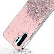 Etui do Huawei P30 Pro, Glittery, różowe