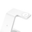 Ładowarka indukcyjna 15W 4w1 do iPhone / Apple Watch / Airpods, biała 