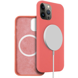 Etui do iPhone 13 Pro, Silicone MagSafe, różowe