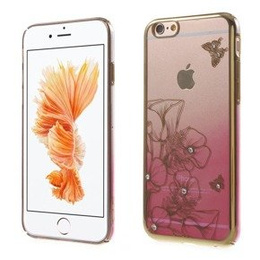 Etui do iPhone 6s / iPhone 6, Pink / Flower&Butterfly
