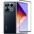 Szkło Hartowane 3D do Infinix Note 40 Pro Plus, czarna ramka