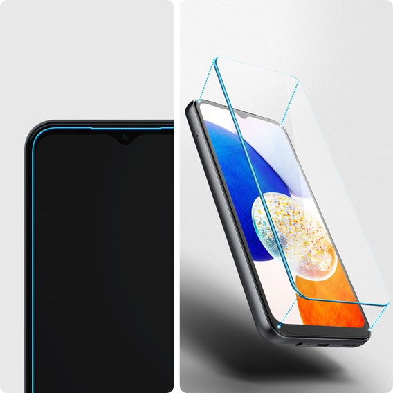 Spigen Glas.TR Slim Szkło Hartowane do Samsung Galaxy A15 4G / 5G / A25 5G (2 sztuki)