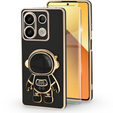 Etui do Xiaomi Redmi Note 13 5G, Astronaut, czarne + Szkło Hartowane 9H