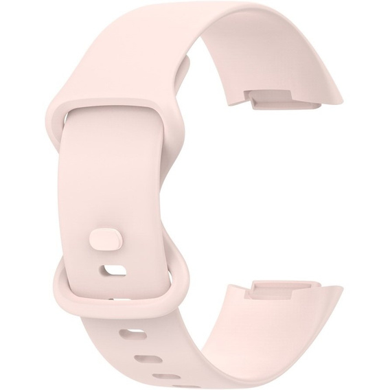 Pasek silikonowy do Fitbit Charge 5, Różowy