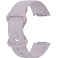 Pasek silikonowy do Fitbit Charge 5, Jasny Fiolet