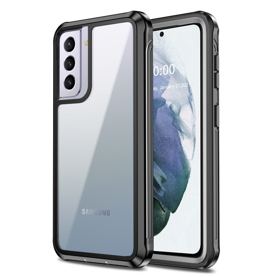 Etui do Samsung Galaxy S21, Full Body, Czarne