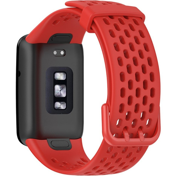 Pasek Silikonowy do Xiaomi Mi Band 7 Pro, Czerwony