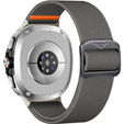 Pasek nylonowy do Samsung Galaxy Watch 8 / 8 Classic, Szary