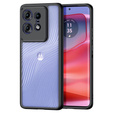 Etui DuxDucis do Motorola Edge 50 Pro 5G, Aimo case, przezroczyste / czarne