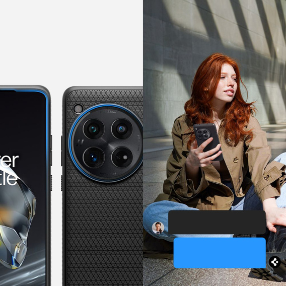 OUTLET Etui Spigen do OnePlus 11, Liquid Air, czarne