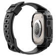 Pasek z etui Spigen do Apple Watch Ultra 1/2/3 49mm, Rugged Armor Pro, Czarny