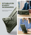 Etui pancerne do Samsung Galaxy S25 FE, Dexnor Full Body (Two Frames), zielone