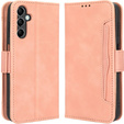 Etui z klapką do Samsung Galaxy M34, Card Slot, różowe