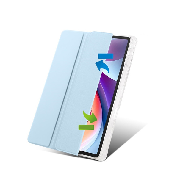 Etui do Lenovo Tab M11, Smartcase Hybrid, z miejscem na rysik, niebieskie