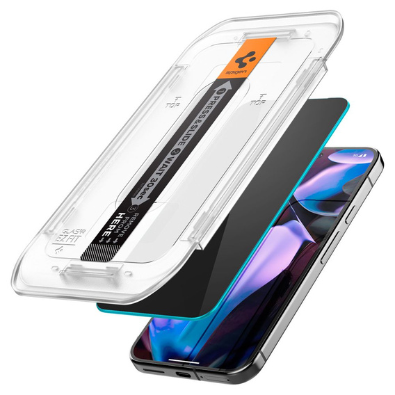 Spigen Glas.TR "EZ FIT" HD Szkło Hartowane prywatyzujące do Google Pixel 9 Pro XL (2 szt.)