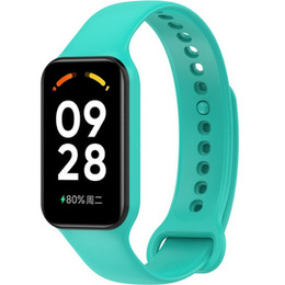 Pasek Silikonowy do Xiaomi Redmi Smart Band 2 / Xiaomi Smart Mi Band 8 Active, Turkusowy