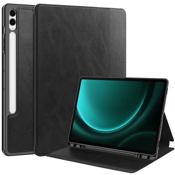 Etui do Samsung Galaxy Tab S9 FE+ Plus, Smartcase, z miejscem na rysik, Czarne