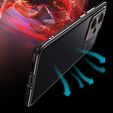Etui do Xiaomi Redmi Note 13 Pro+, Armor Bumper, z osłoną obiektywu, czarne / czerwone
