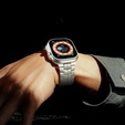Bransoleta do Apple Watch 1/2/3/4/5/6/7/8/9/10/11/SE Ultra 1/2/3 42/44/45/46/49mm, Tytanowa
