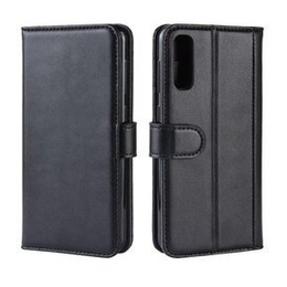 Etui z klapką do Samsung Galaxy A50/A50S/A30S, Leather Flexi Book, czarne