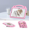 Etui do Samsung Galaxy Tab S6 Lite 10.4" 2020/2022/2024 / Tab A7 2020 T500 / T505 / Tab S6 T860/T865, Cute Patterns, z podstawką, Różowe