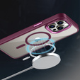 Etui Magnetyczne do Magsafe do iPhone 15 Pro Max, bordowe