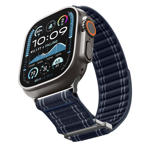 Pasek Spigen WBF0 Band do Apple Watch 8/9/10/11/SE/Ultra 1/2 (44/45/46/49 mm) – Navy